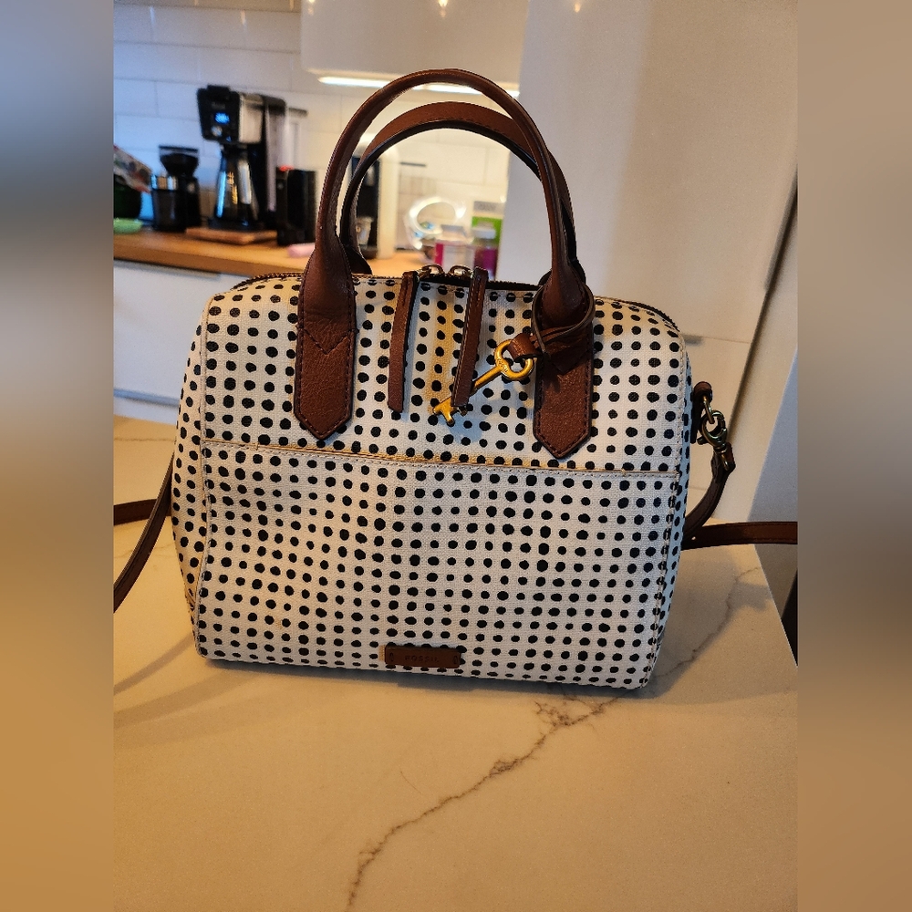 Fossil Rachel Satchel Pvc Leather